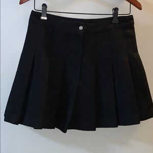 Black Pleated Skirt
